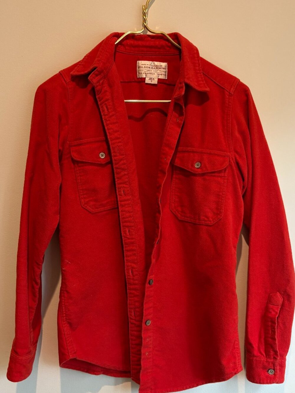 Filson Moleskin Shirt, Small